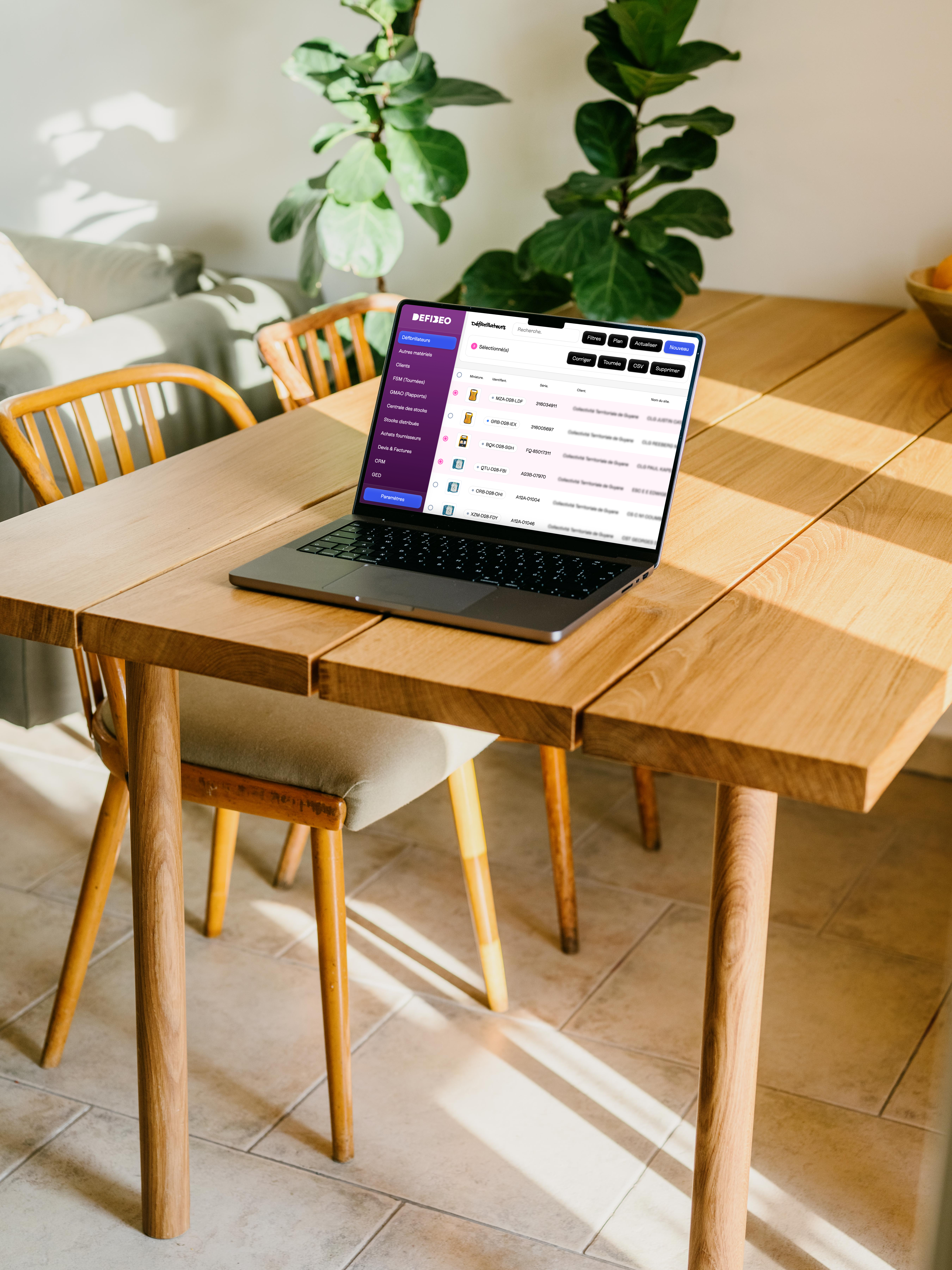 Vue Laptop Defibeo